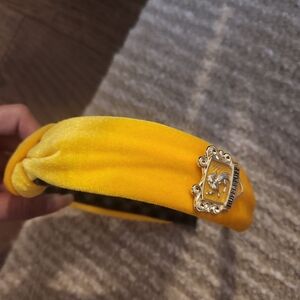 Yellow Velvet Harry Potter Hufflepuff Headband